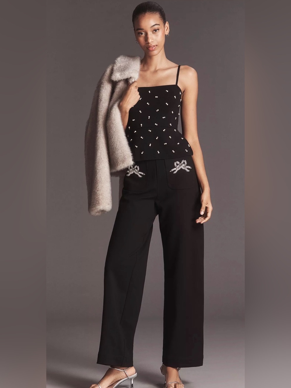 Maeve Colette Embellished Pants